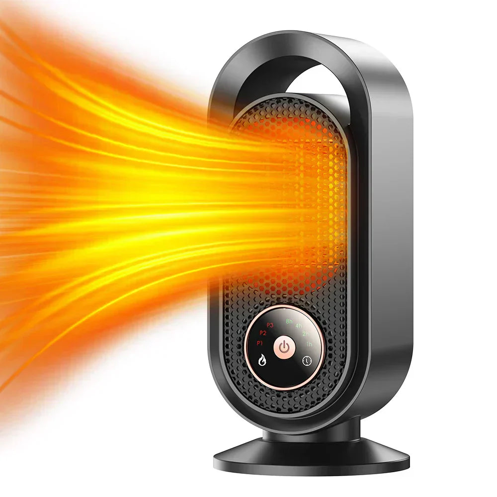 Compact Personal Space Heater 1000W Portable Fan - Befez