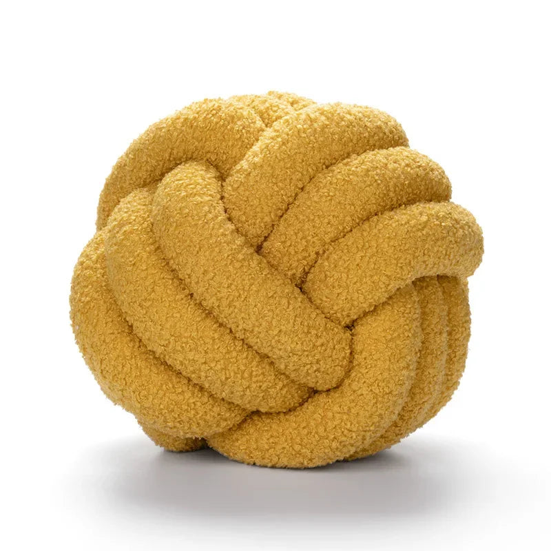 Textured Rope Knot Decor Pillow