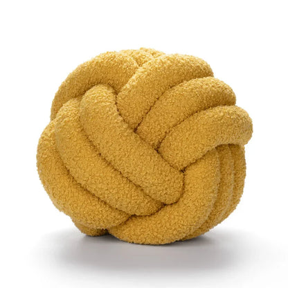 Textured Rope Knot Decor Pillow