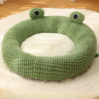 Cozy Pet Hideaway Plush Frog House
