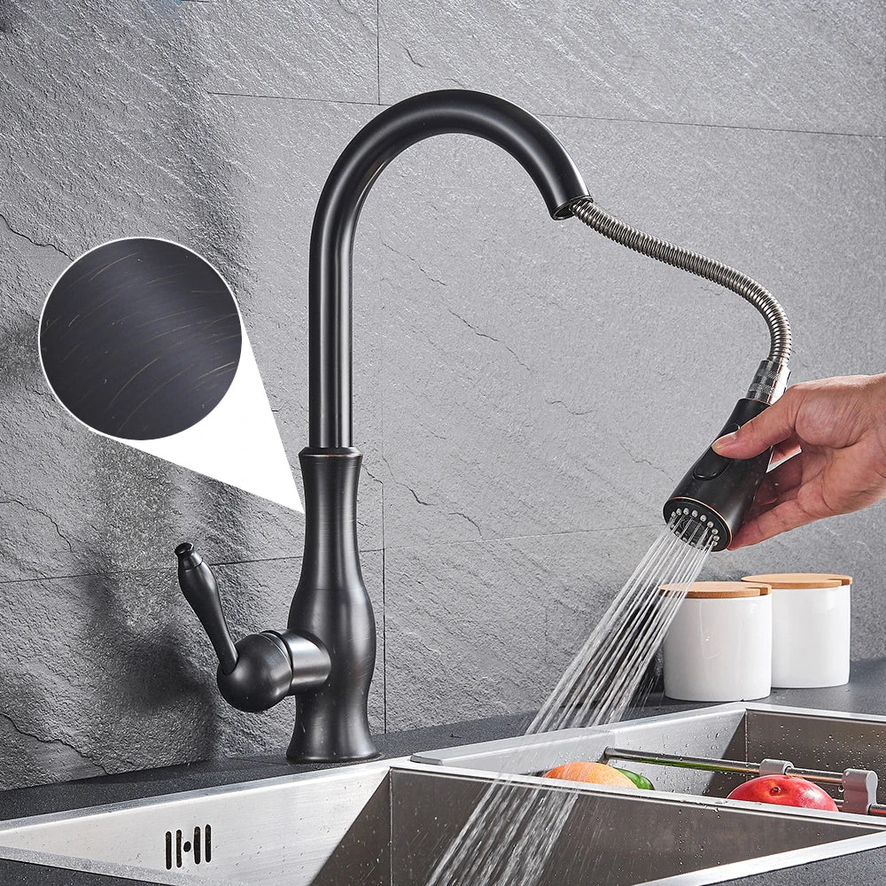 Premium Gold Finish Kitchen Sink Faucet