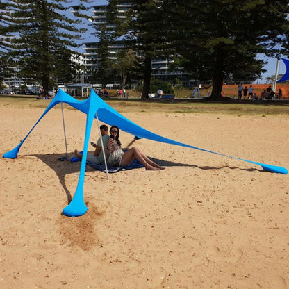 Large Family Beach Sun Shelter with UV Protection