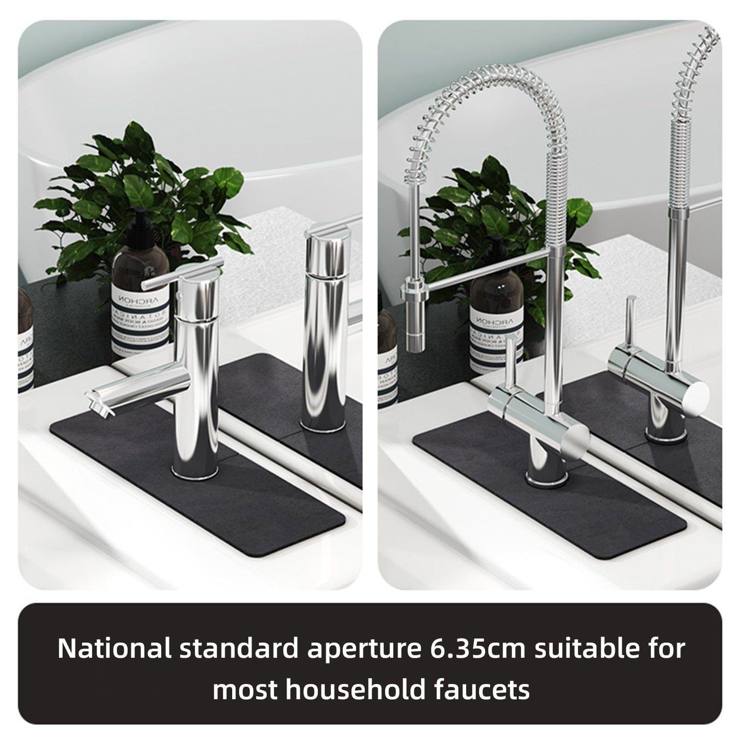 Non Slip Kitchen Faucet Mat