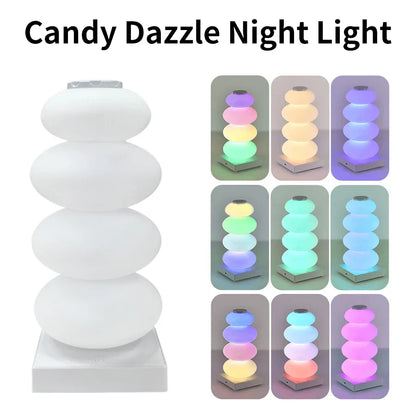 Colorful LED Desk Lamp with Dimmer and USB Port