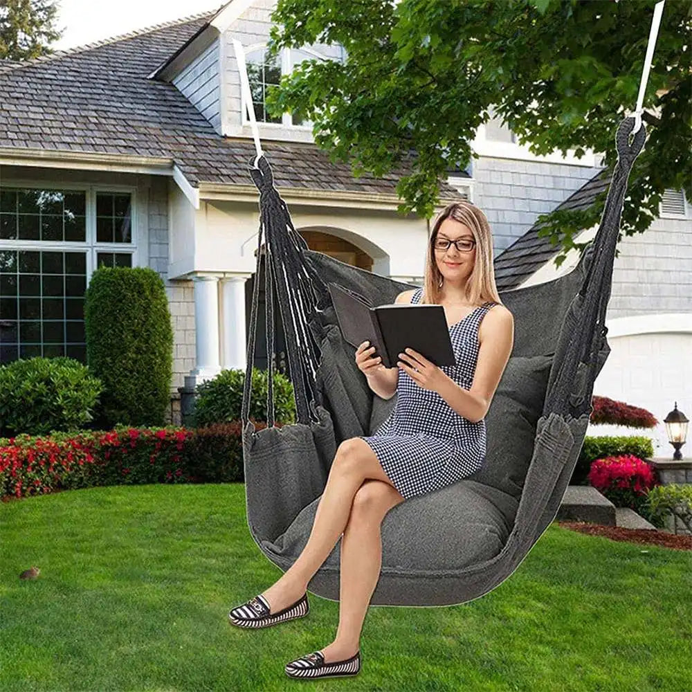 Comfy Hanging Chair for Indoor & Outdoor Use