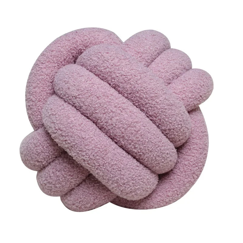 Textured Rope Knot Decor Pillow