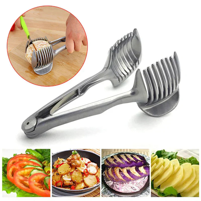 Easy Grip Kitchen Fruit Vegetable Chopper Holder