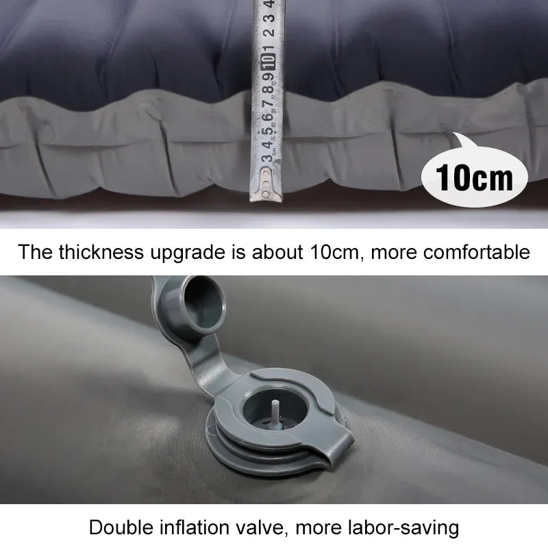 Lightweight Portable Camping Air Mattress with Pump