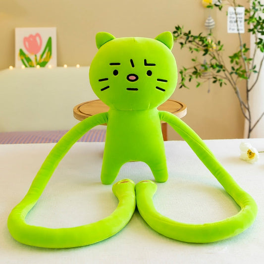 Soft Green Kitten Plush Cushion - Befez