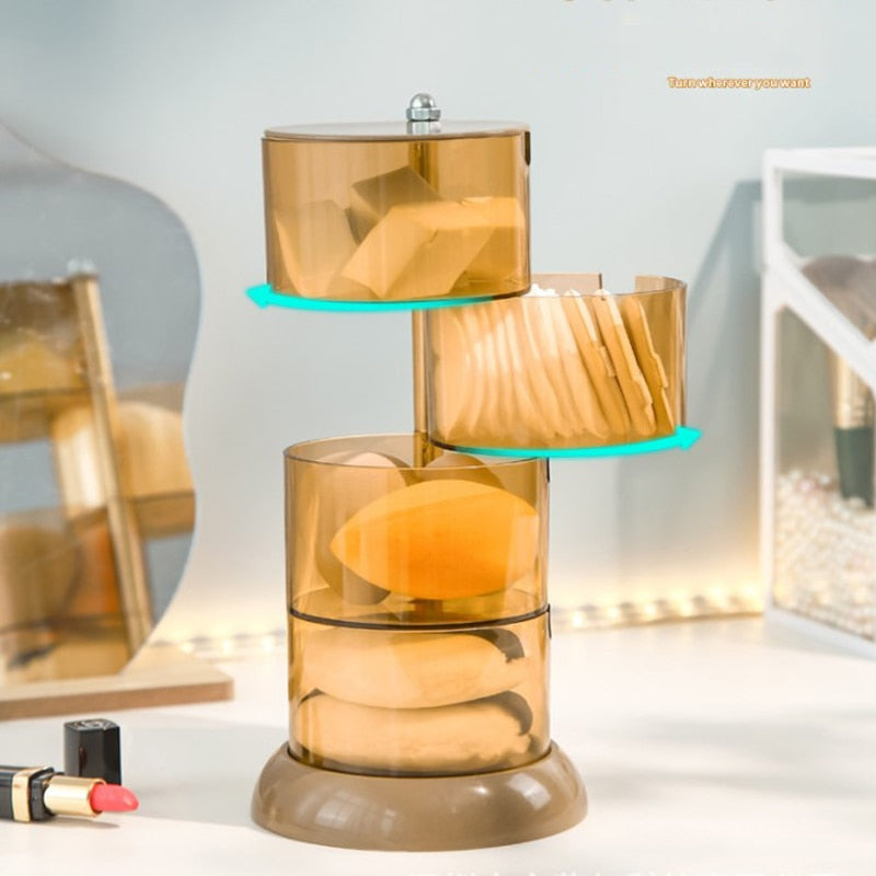 Spinning Cosmetic Organizer Box
