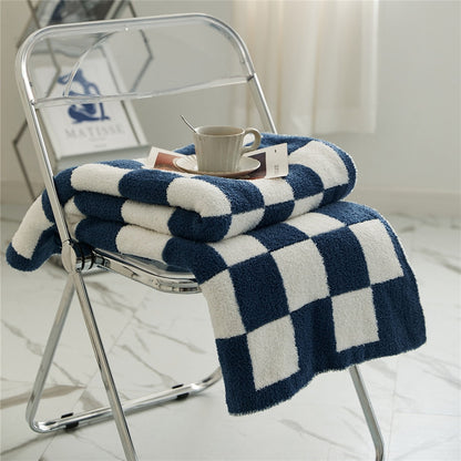 Vibrant Plaid Throw Blanket