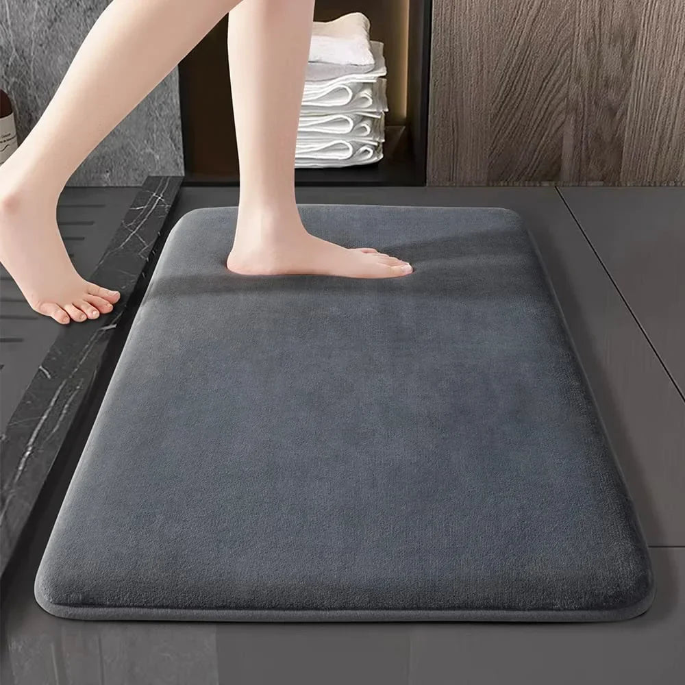 Plush Coral Soft Non-slip Entrance Door Mat