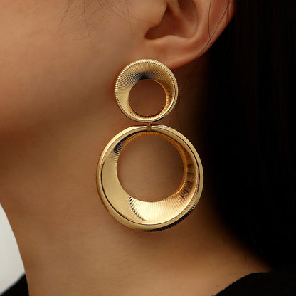 Luxury Circle Earrings | Elegant Bold Statement Jewelry - Befez