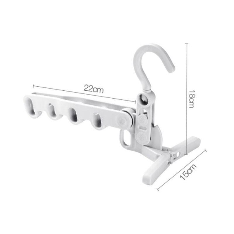 Portable Compact Folding Clothes Rack