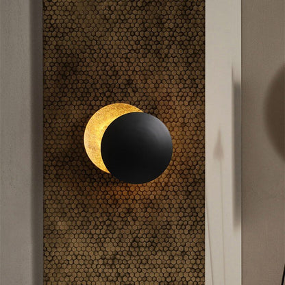 Unique Solar Eclipse Wall Light