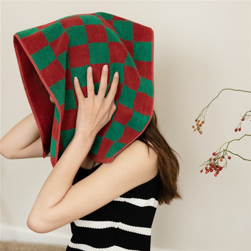Colorful Absorbent Bathroom Towel