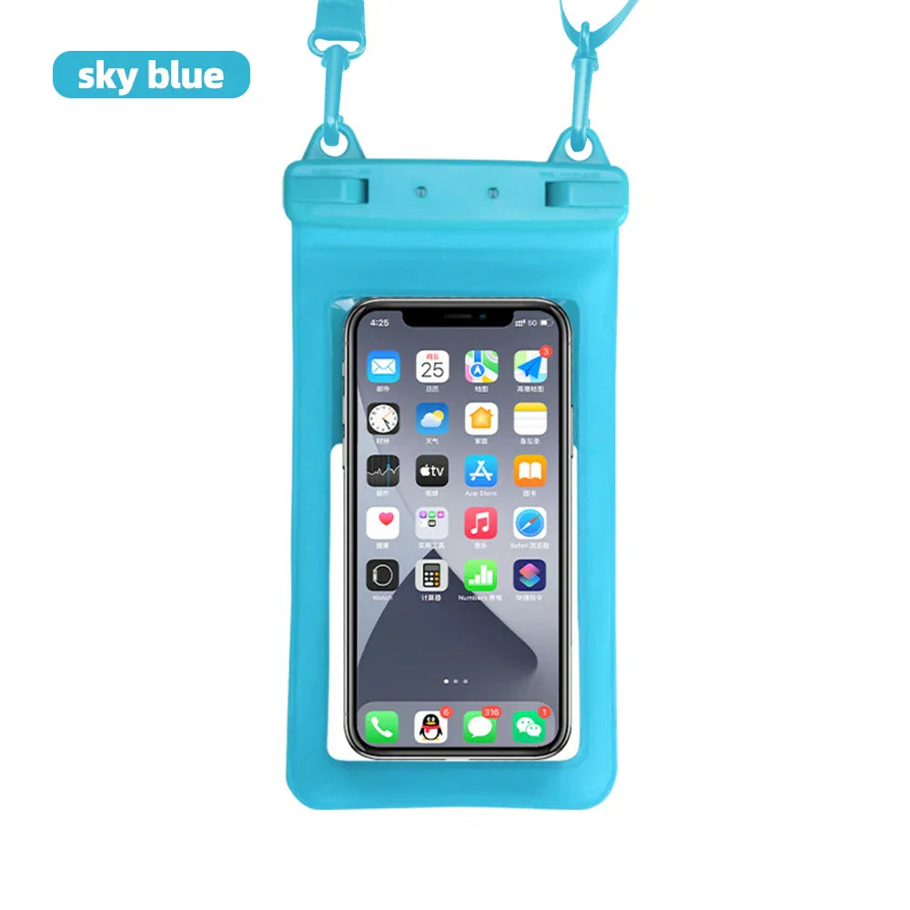 Waterproof Phone Pouch with Clear View Screen Protector