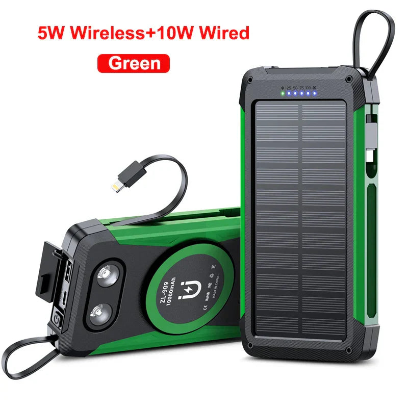 Portable Solar Power Bank 10000mAh Fast Charger - Befez