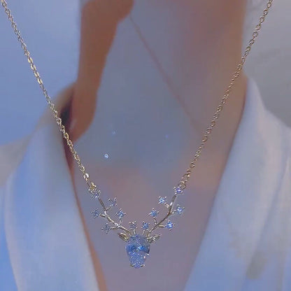 Beautiful Deer Pendant Necklace - Befez