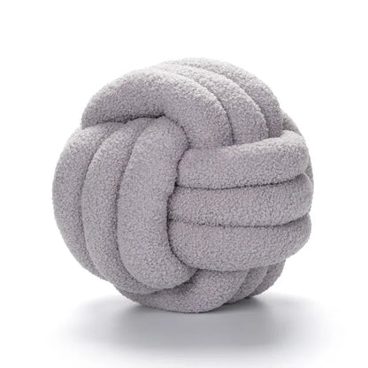 Textured Rope Knot Decor Pillow