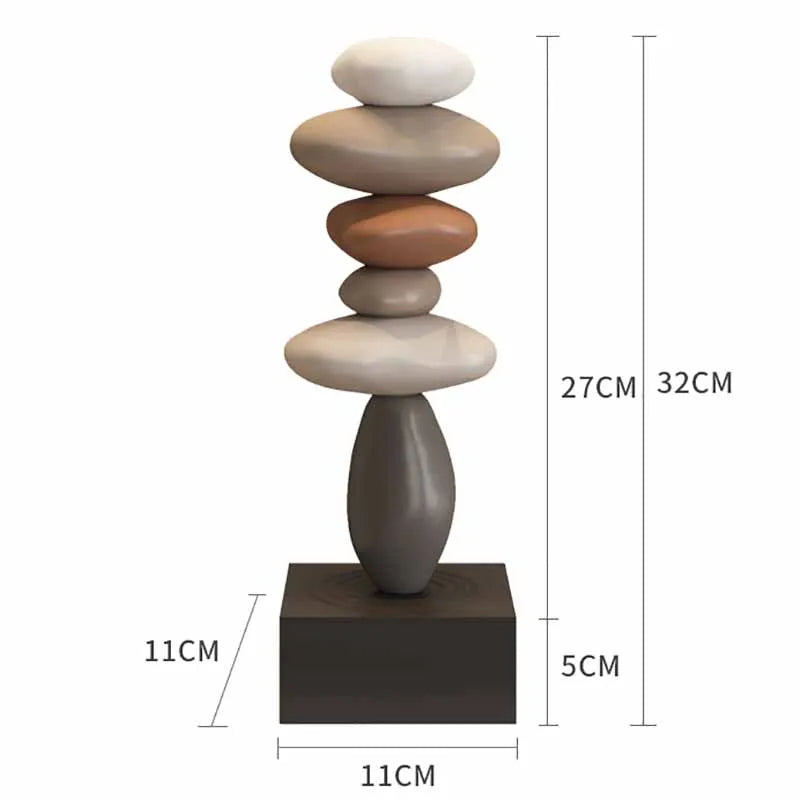 Serenene | Natural Rock Balance Decorative Accent