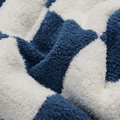 Vibrant Plaid Throw Blanket