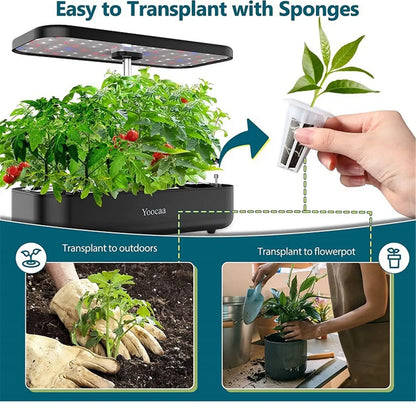 Complete Indoor Hydroponic Grow Kit 120 Piece Set