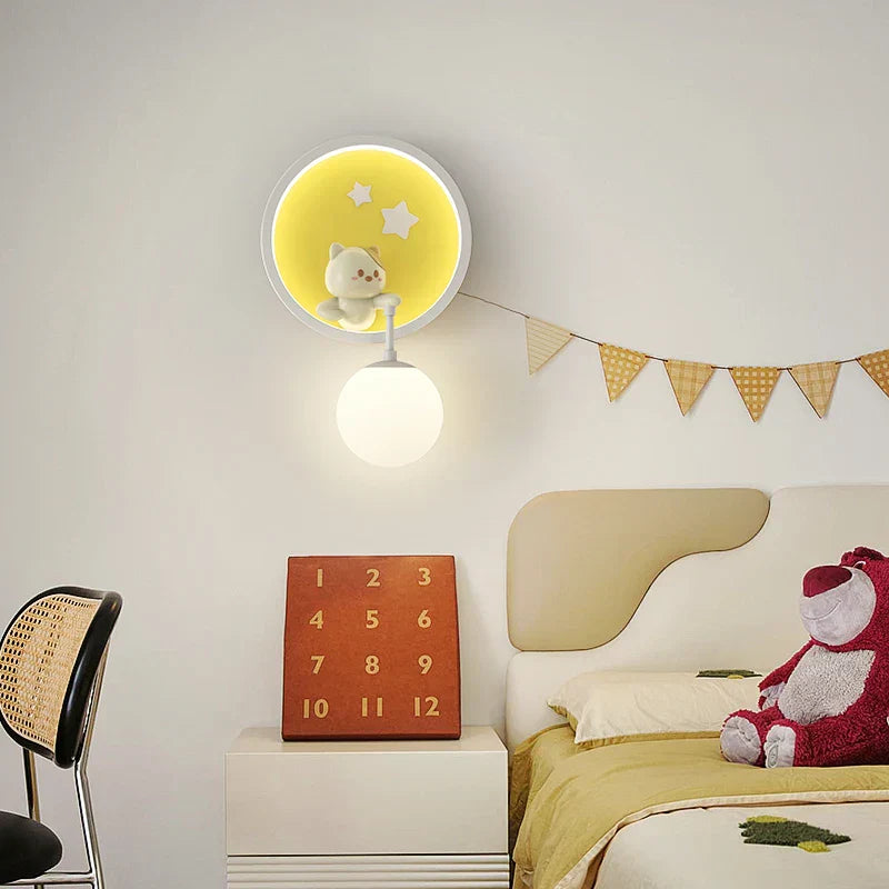 Fun Kids Wall Lamp Cute Animal Design - Befez