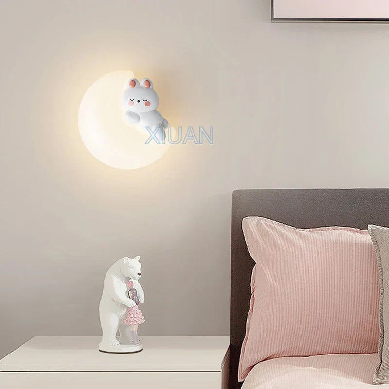 Colorful Kids Moon Night Lamp