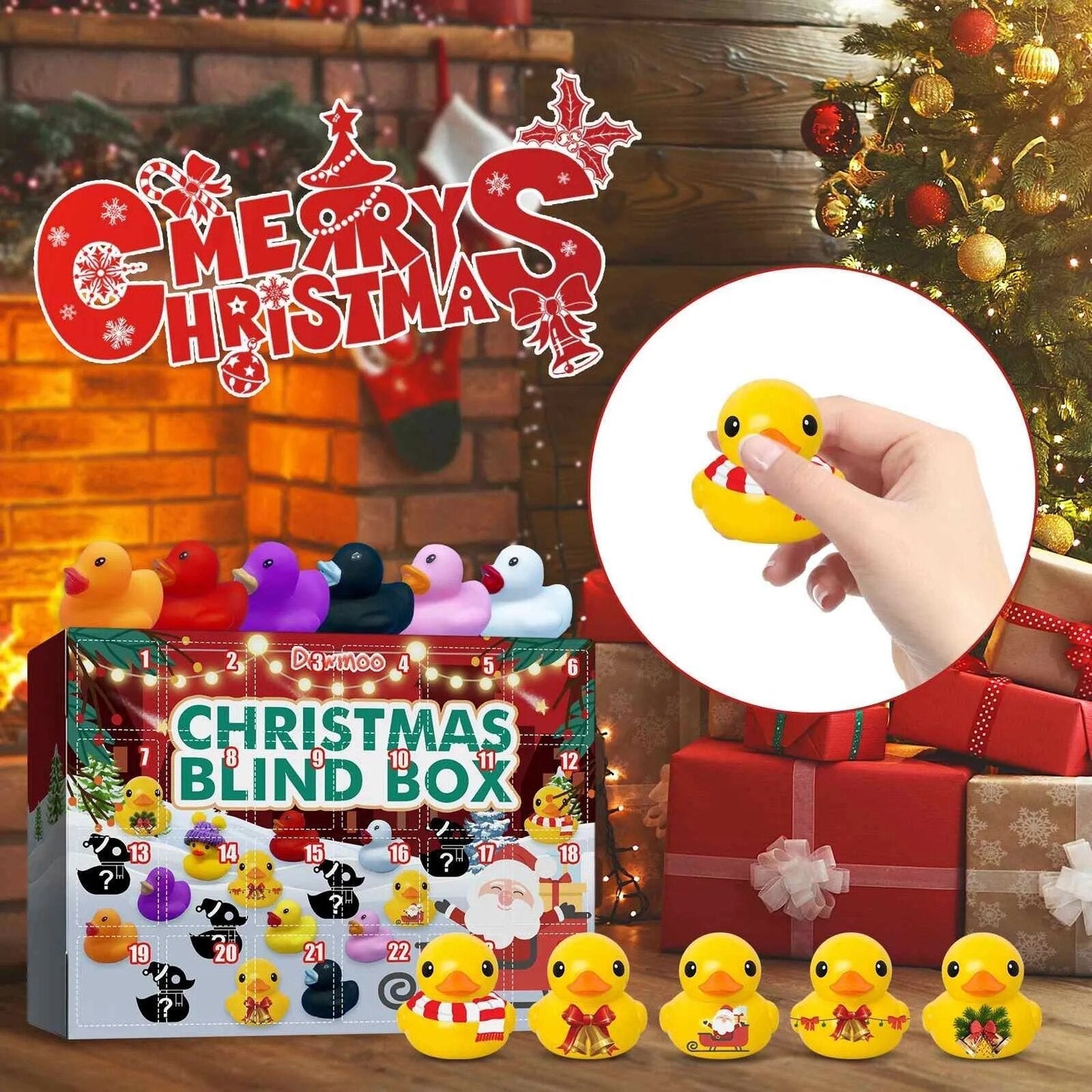 Fun Rubber Duckie Countdown Calendar 2024