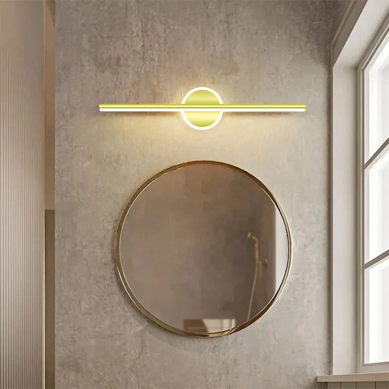Stylish LED Wall Lamp Black Gold 3 Color