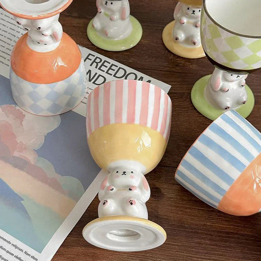 Cute Rabbit Wine Glass - Befez