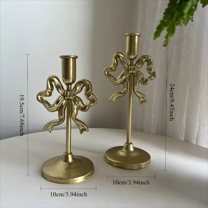 Rustic Metal Candle Lamp Holder