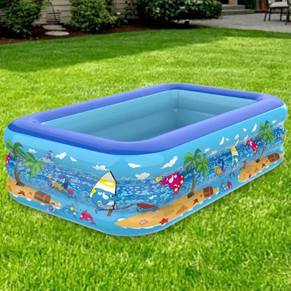 Fun Kids Inflatable Swimming Pool with Colorful Design