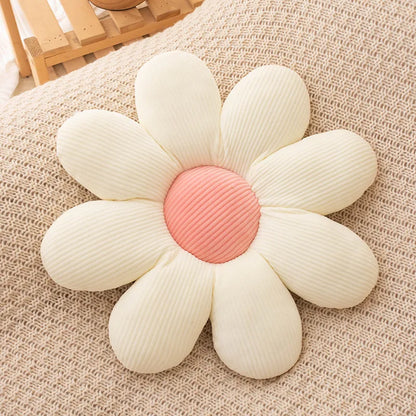 Soft Floral Throw Pillow