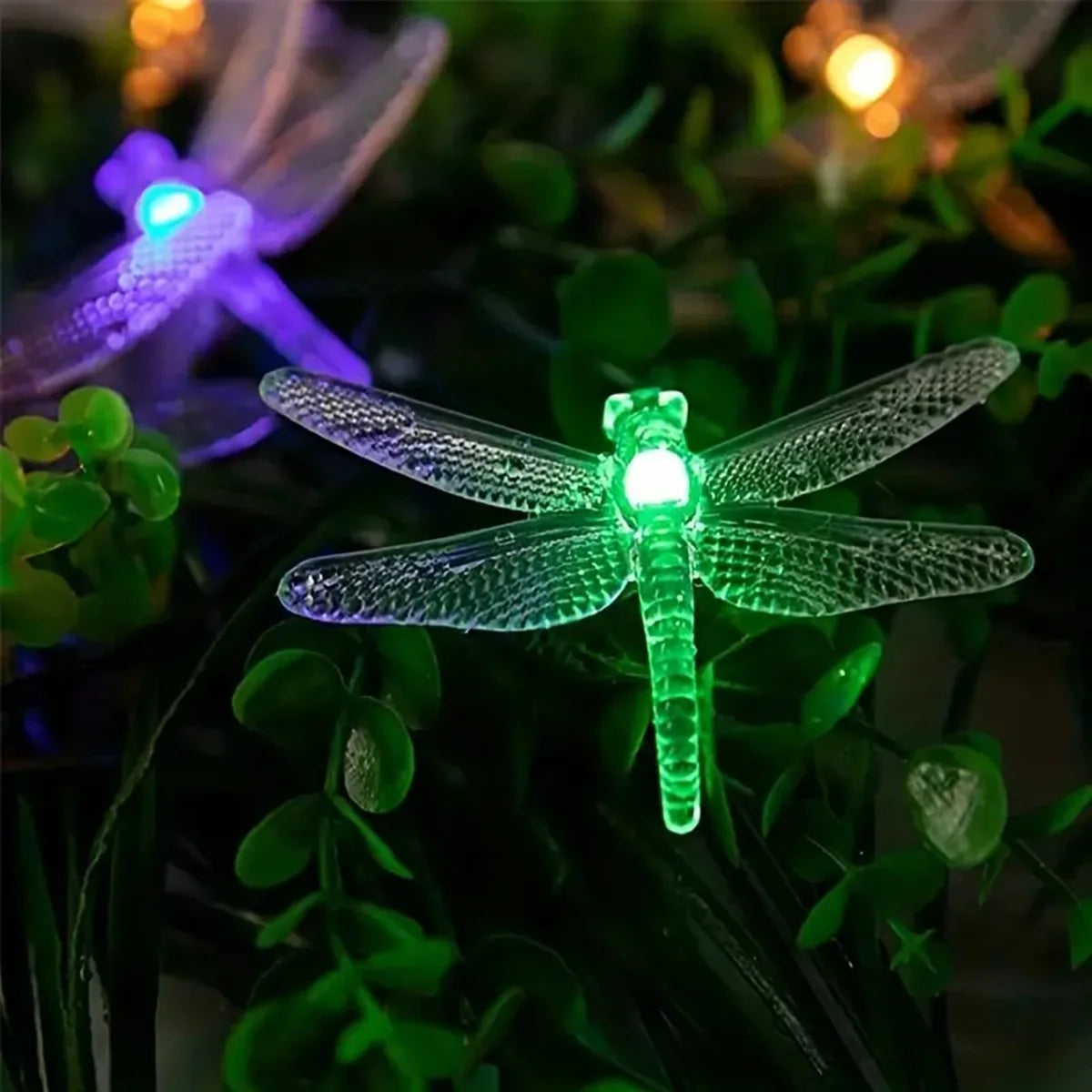 Colorful Outdoor Solar Fairy Lights 20 LEDs Waterproof