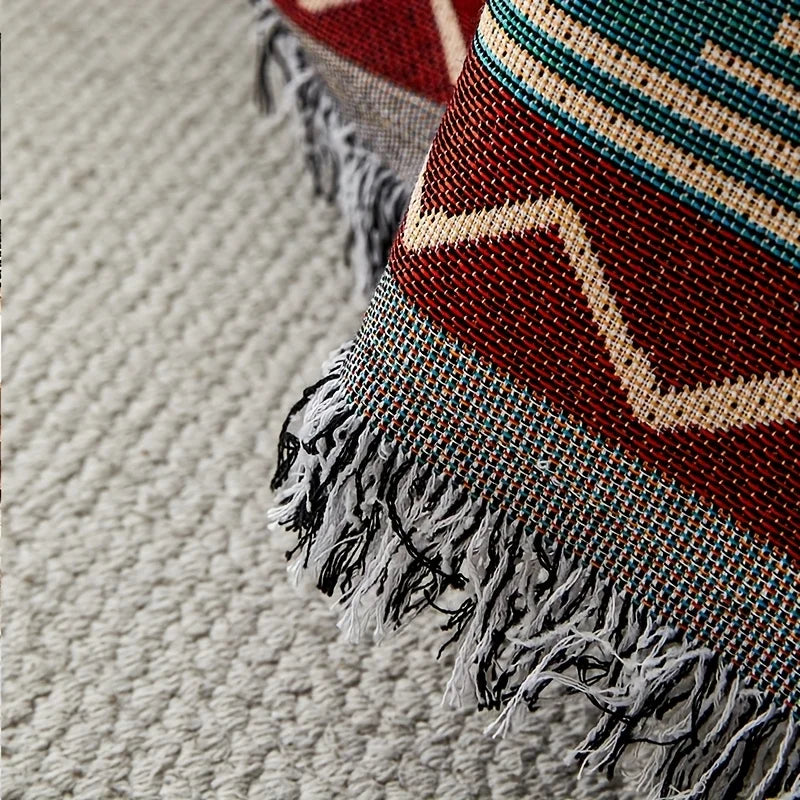 Cozy Reversible Sofa Throw Blanket