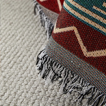 Cozy Reversible Sofa Throw Blanket