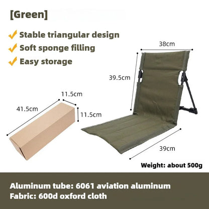 Lightweight Portable Camping Chair with Padded Seat - Befez