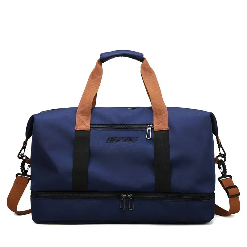 Waterproof Gym Tote Bag for Women with Wet Dry Pockets