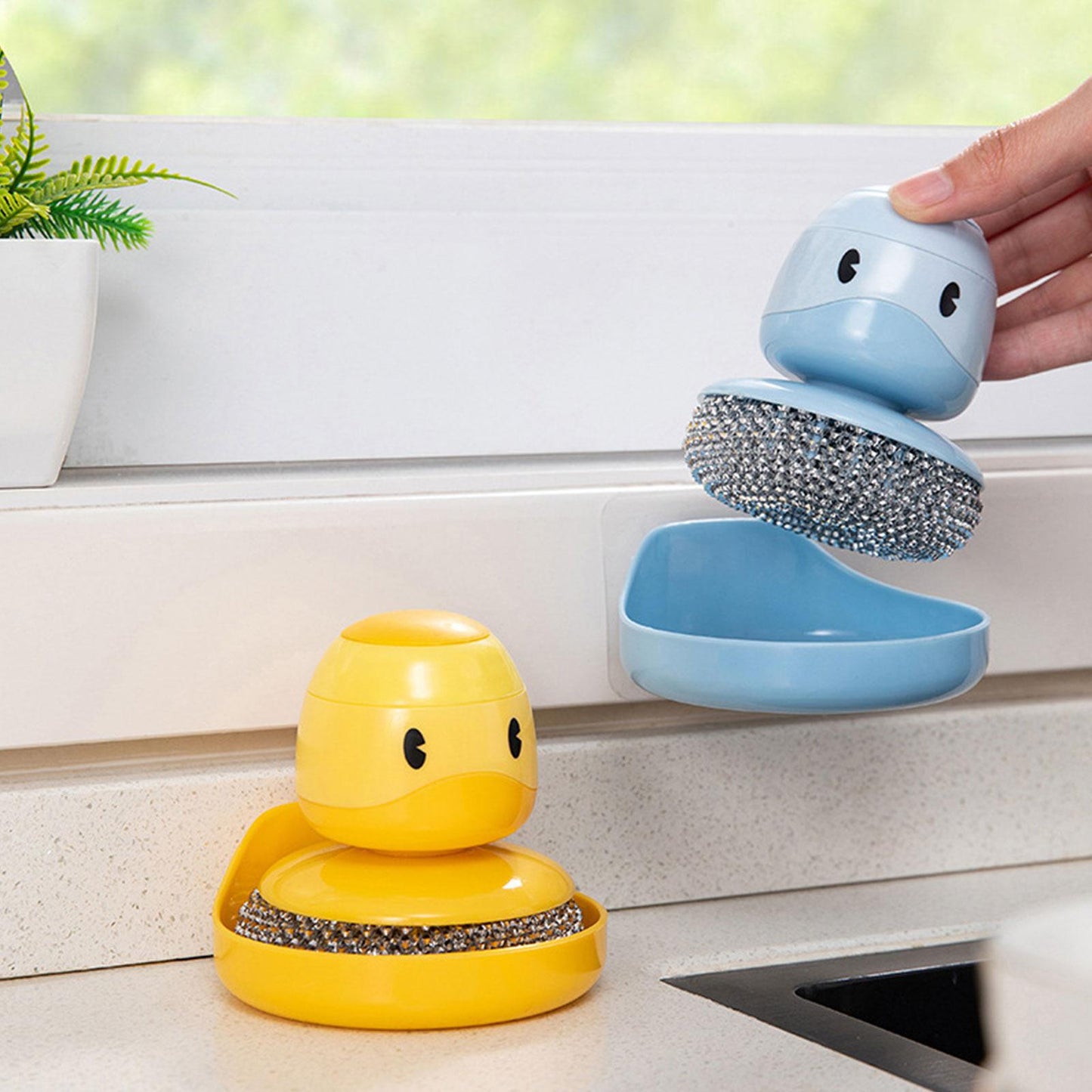 Fun Duck Shaped Kitchen Scrubber