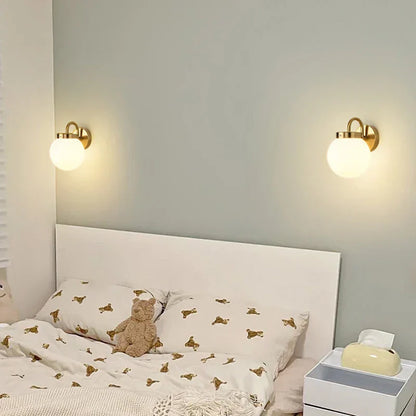 Contemporary Glass LED Wall Light