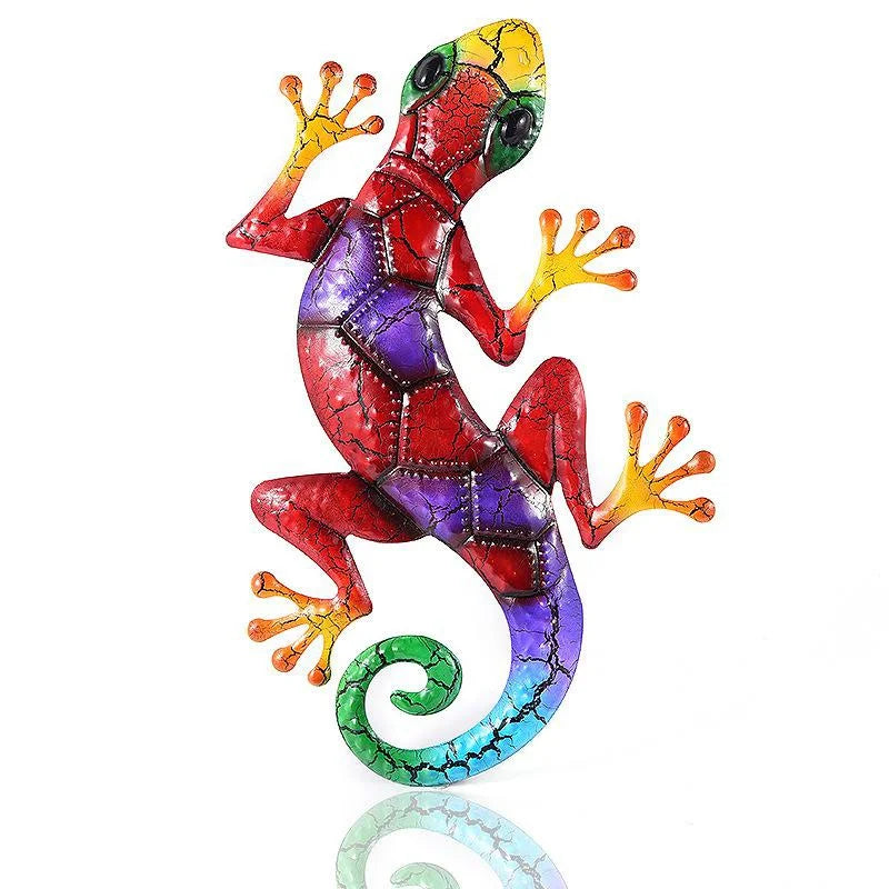 Vibrant Metal Animal Wall Art Decoration