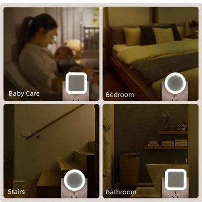 Soft LED Plug Night Light with Auto Sensor