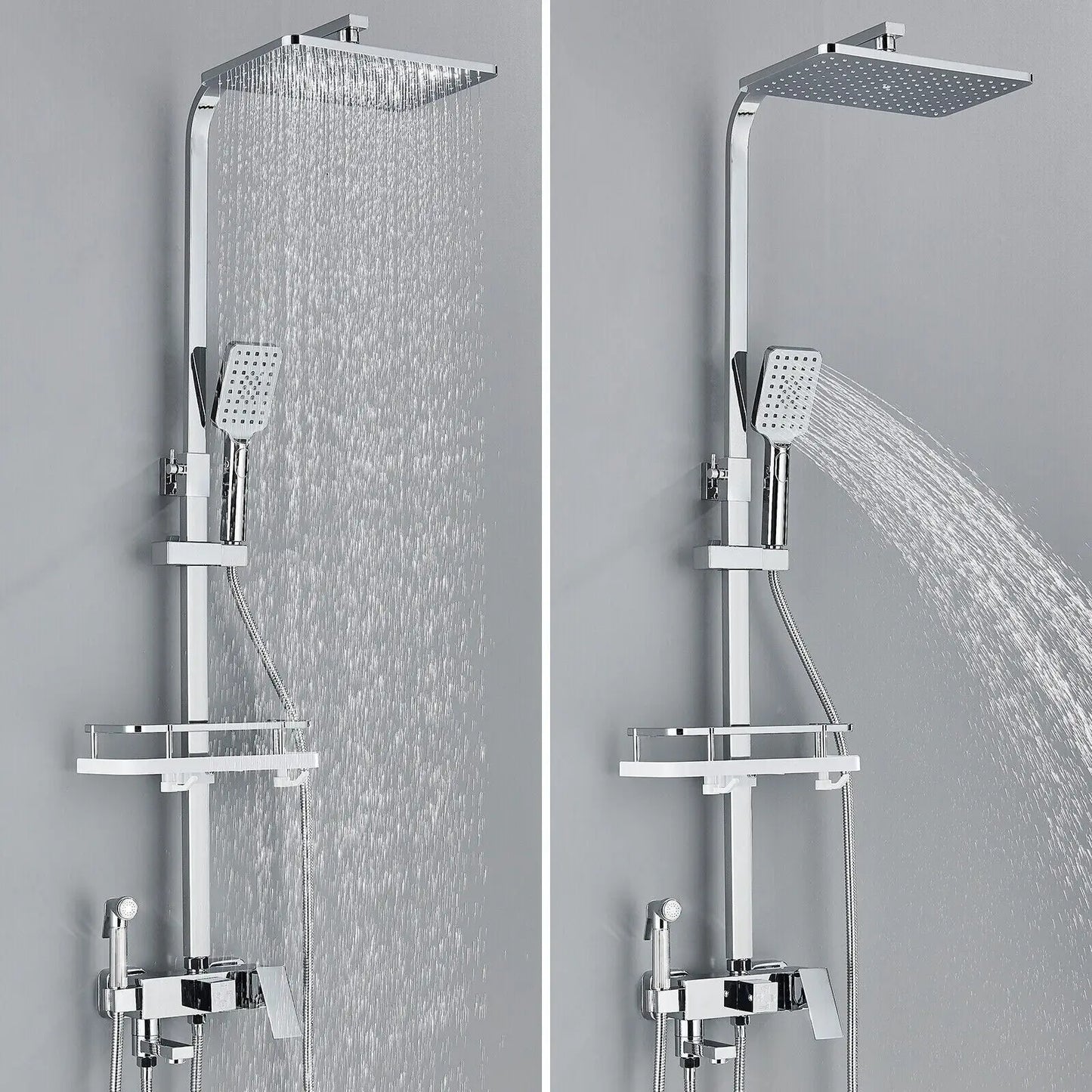 Premium Rain Shower Head Set with 4 Spray Modes - Befez