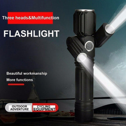 Bright 3 LED Rechargeable Flashlight