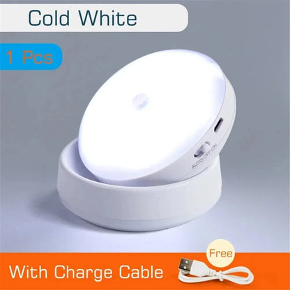 Bright LED Motion Night Light with Rechargeable Battery