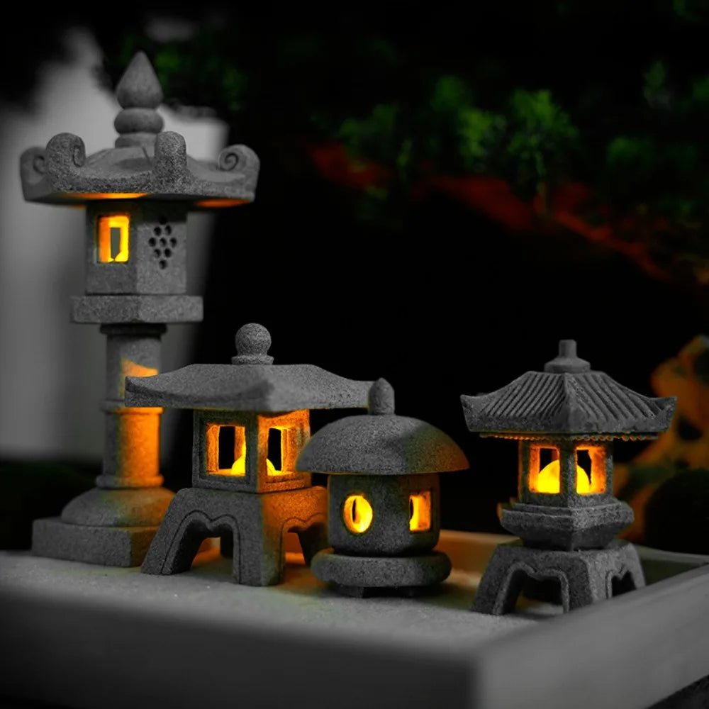 Small Zen Garden Stone Ornament