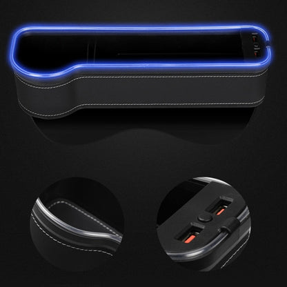 Car Storage Box with USB Charger and LED Light
