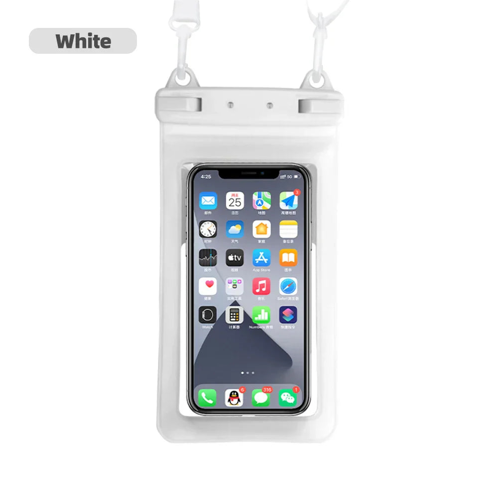 Waterproof Phone Pouch with Clear View Screen Protector